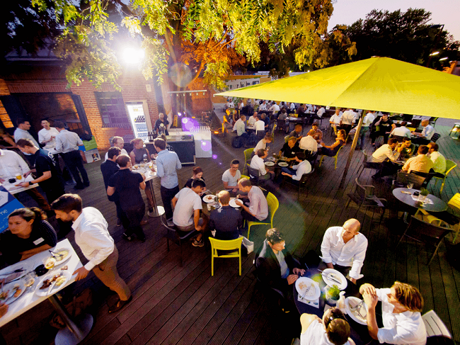 Networking beim Climate-KIC Accelerator Demo Day, Foto: Climate-KIC/S.Röhl