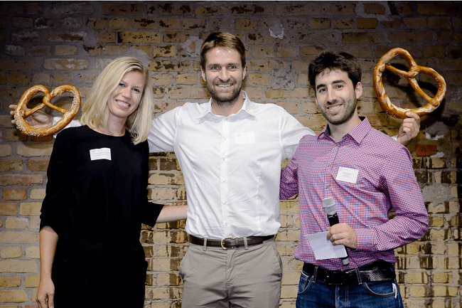 ZOLAR gewinnt Expo Competition beim Climate-KIC Demo Day 2016, Foto: Climate-KIC/S.Röhl