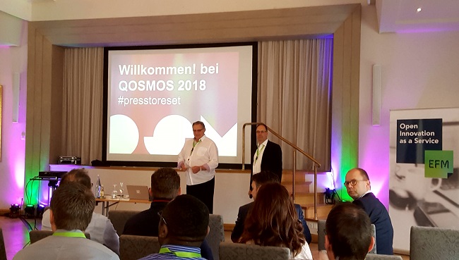 Begrüßung der Gäste durch Quantum Geschäftsführer Dirk Hardt und Andreas Benz