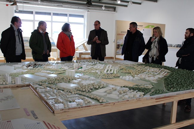 Das Franklin Quartier in Modelgröße