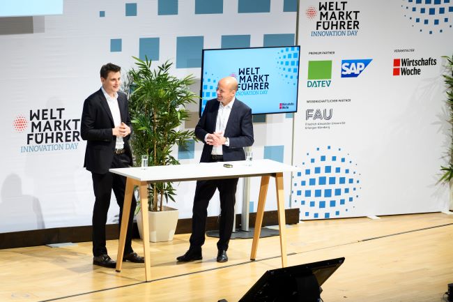 Alex Blania im Talk mit