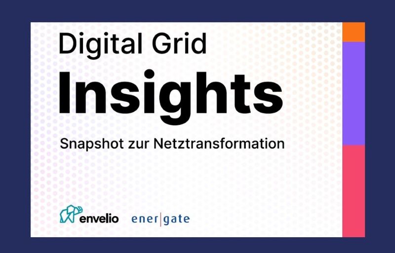 Aktueller Stand der der Energiewende Titelbild der Studie von envelio und energate zum Stand der Digitalisierung der Netze in Deutschland