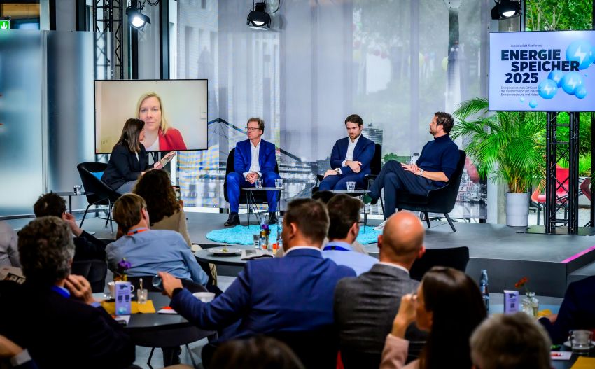 Expert:innen diskutieren über Rolle von Energiespeichern im Energiesystem bei der Handelsblatt Konferenz Energiespeicher 2025